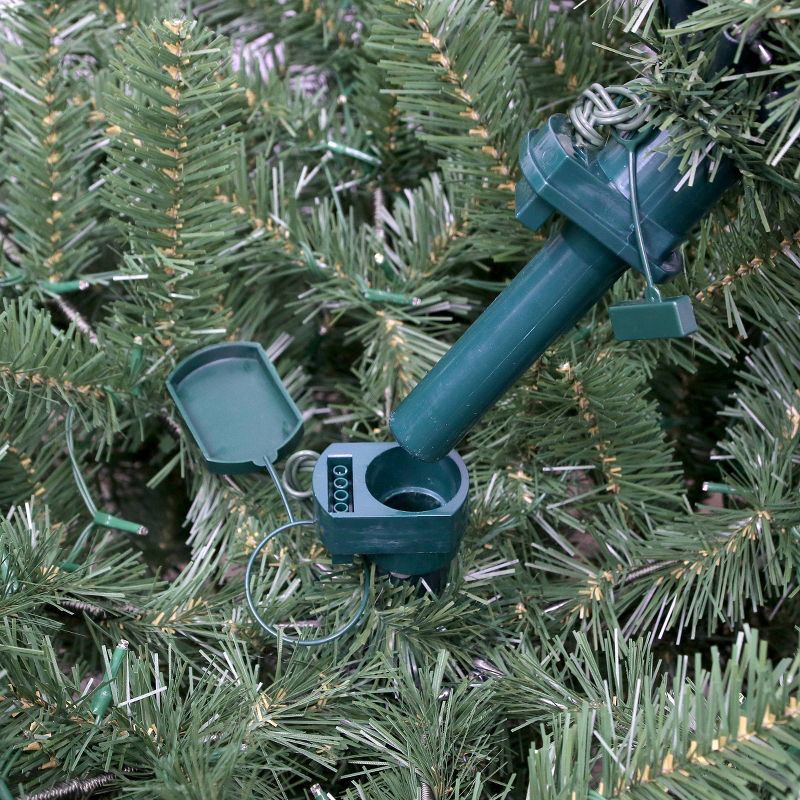 slide 5 of 10, Philips 7.5' Twinkle Tree Pre-lit Balsam Fir Artificial Christmas Tree with 2000 Multifunction, Dual Color LED Lights, Remote Control, and Dimmer, 1 ct