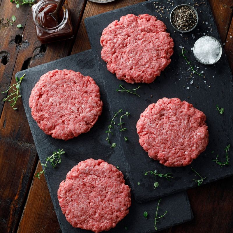 slide 2 of 6, Cargill Brisket Chuck Burger Patties - 1.33lbs, 1.33 lb