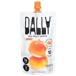 Dally Peach Gel Fruit Snack 5.07 fl oz