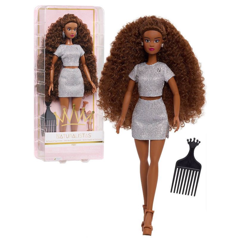 slide 1 of 7, Naturalistas 11'' Paige Fashion Doll, 1 ct