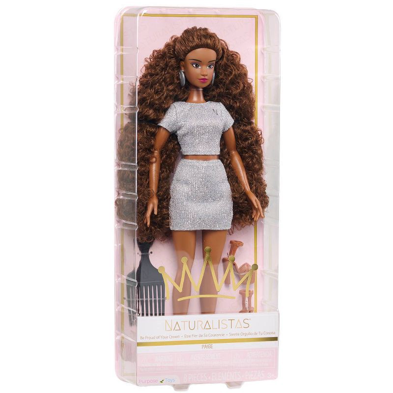 slide 7 of 7, Naturalistas 11'' Paige Fashion Doll, 1 ct