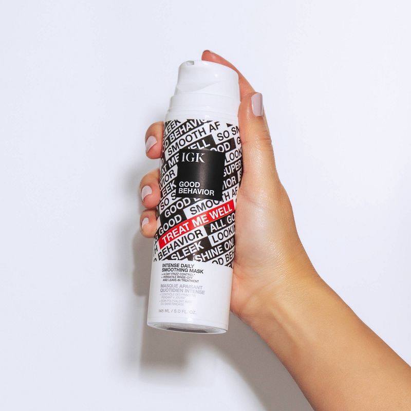 slide 6 of 6, IGK Good Behavior Intense Daily Smoothing Mask - 5.0 fl oz - Ulta Beauty, 5 fl oz
