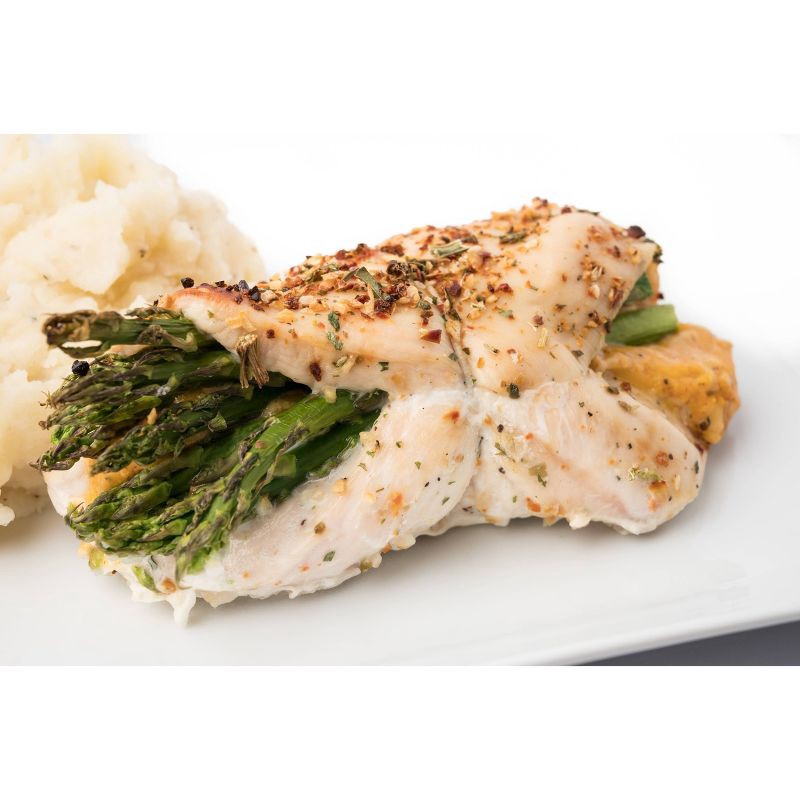 slide 2 of 3, Custom Made Meals Asparagus & Cheddar Stuffed Chicken Breast - 1.08lbs, 1.08 lb