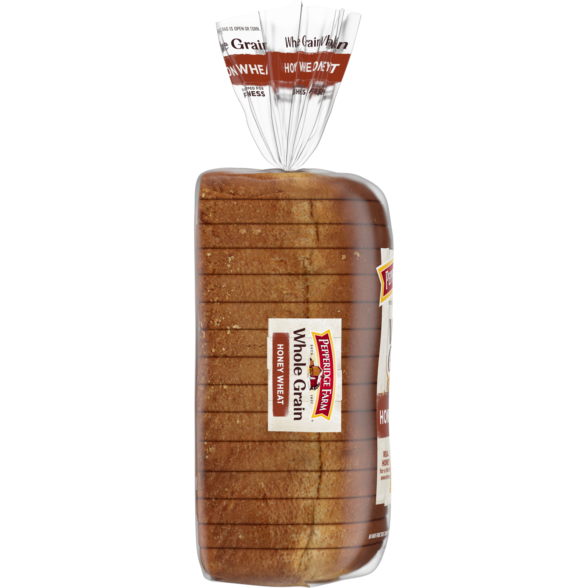 slide 3 of 5, Pepperidge Farm Whole Grain Honey Wheat Bread, 24 Oz Loaf, 24 oz