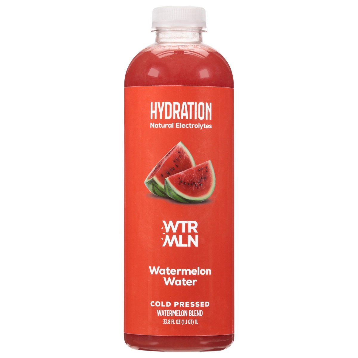 slide 1 of 9, WTRMLN WTR Hydration Original Watermelon Blend 33.8 fl oz, 1 liter