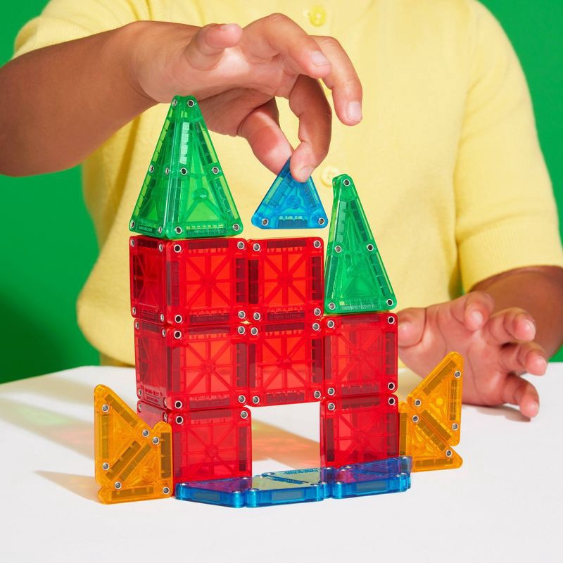 slide 3 of 9, MAGNA-TILES microMAGS Travel Set: Educational Magnetic Building Toys for Math and Creative Thinking, 26 Pieces, 26 ct