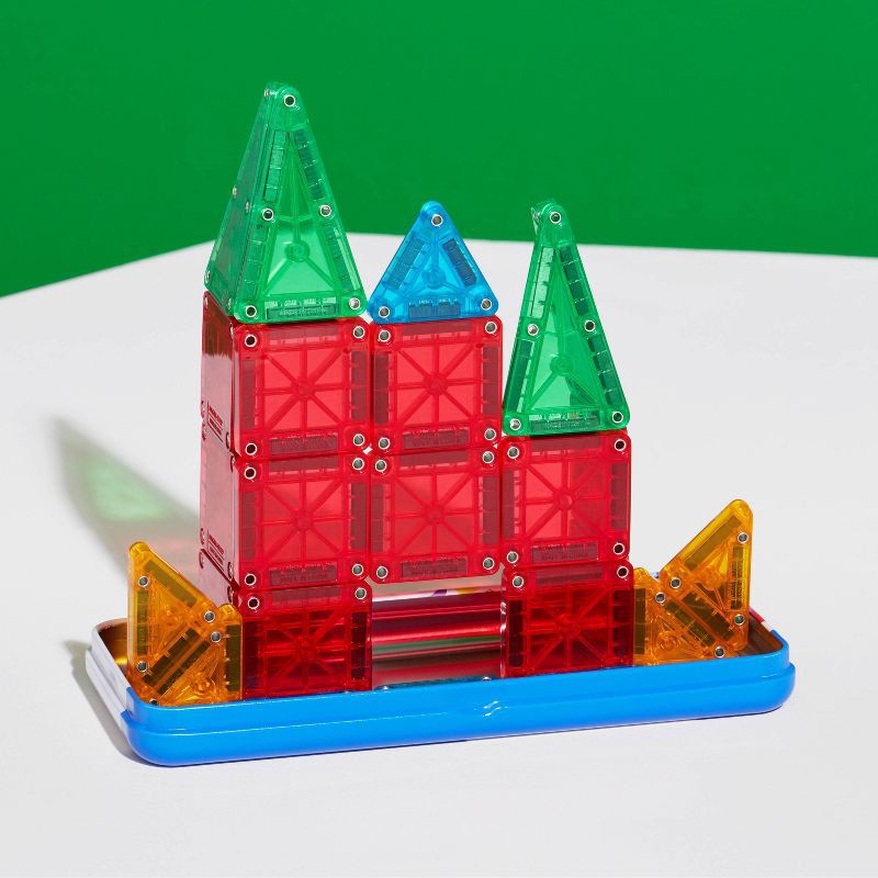 slide 5 of 9, MAGNA-TILES microMAGS Travel Set: Educational Magnetic Building Toys for Math and Creative Thinking, 26 Pieces, 26 ct