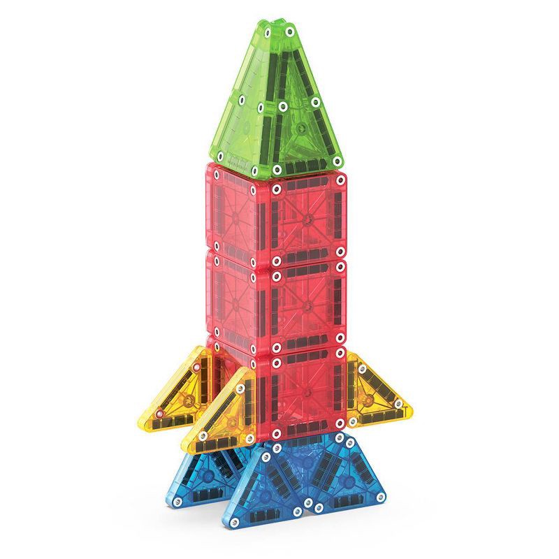 slide 6 of 9, MAGNA-TILES microMAGS Travel Set: Educational Magnetic Building Toys for Math and Creative Thinking, 26 Pieces, 26 ct