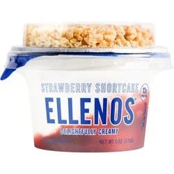 Ellenos Greek Strawberry Shortcake Yogurt 6 oz