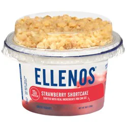 Ellenos Greek Strawberry Shortcake Yogurt 6 oz