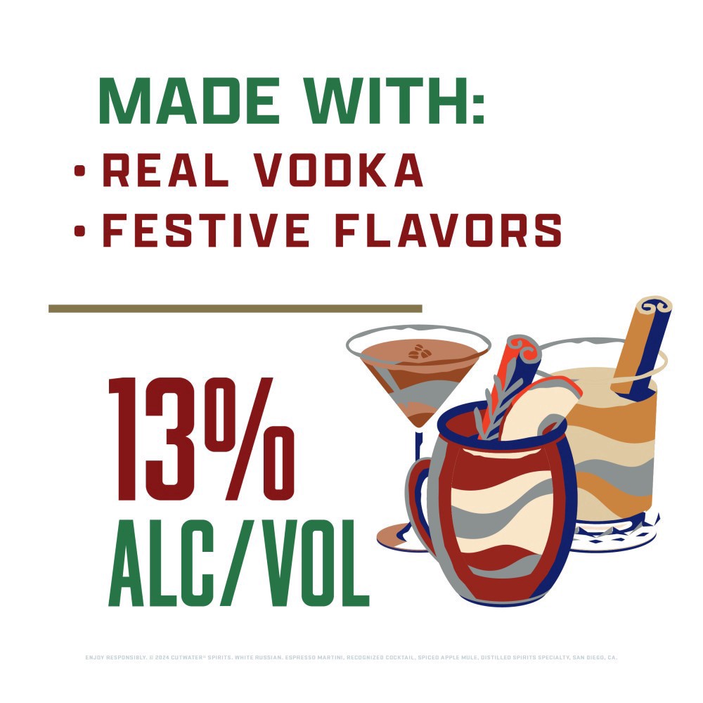 slide 3 of 4, Cutwater Fireside Variety 12 Pack, 12 ct; 7 oz