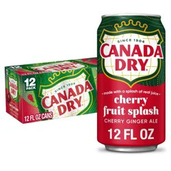 Canada Dry Fruit Splash Soda - 12pk/12 fl oz Cans