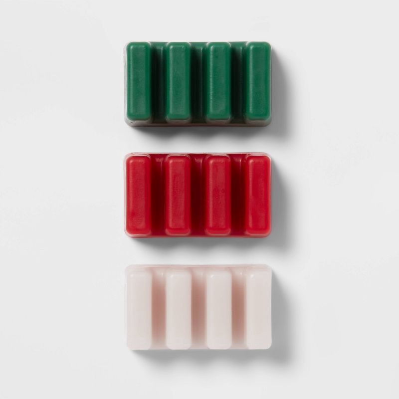 slide 2 of 3, 12ct Holiday Wax Melt Fresh Fraser, Festive Spice & Cozy Cashmere - Threshold™, 12 ct