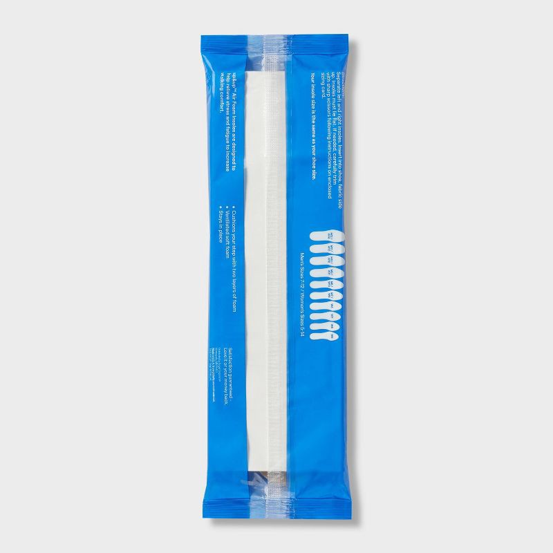 slide 3 of 3, Double Air Foam Shoe Insoles - Unisex Cut to Size - up&up™, 1 ct