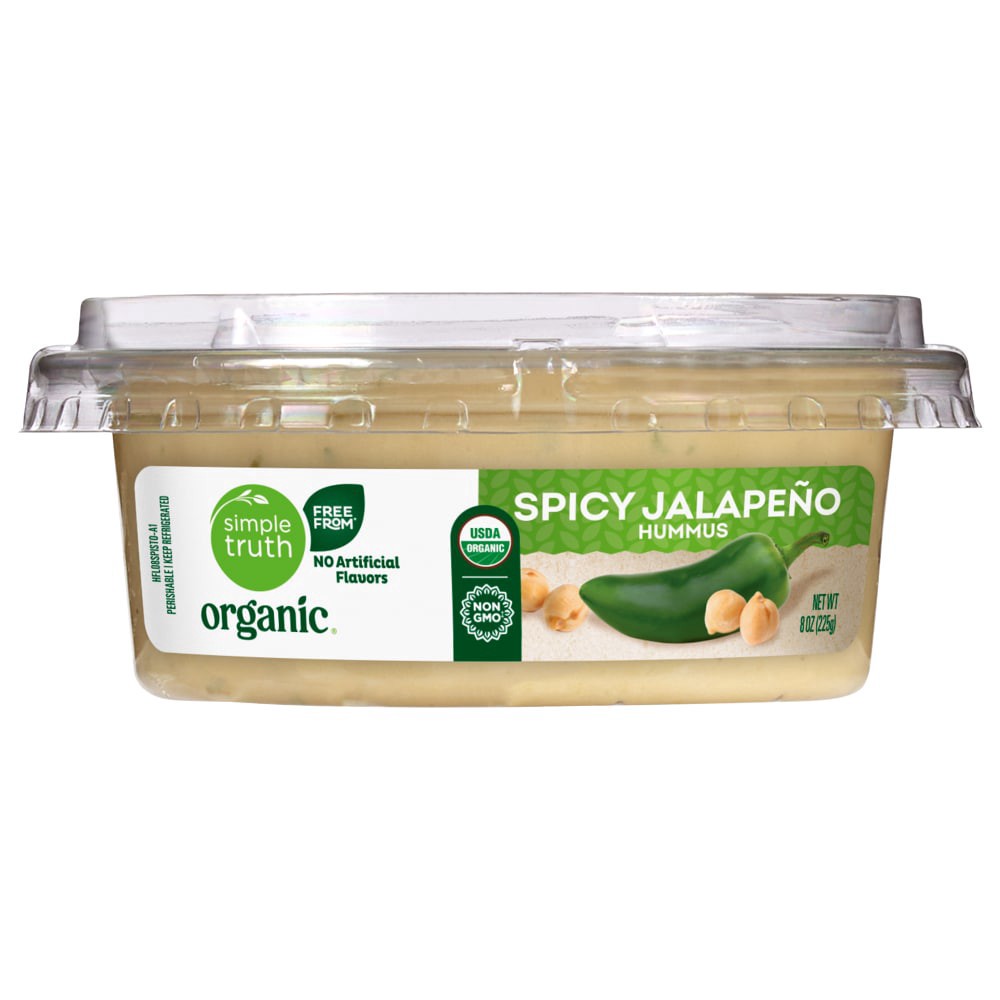 slide 2 of 3, Simple Truth Organic Spicy Jalapeno Hummus, 8 oz
