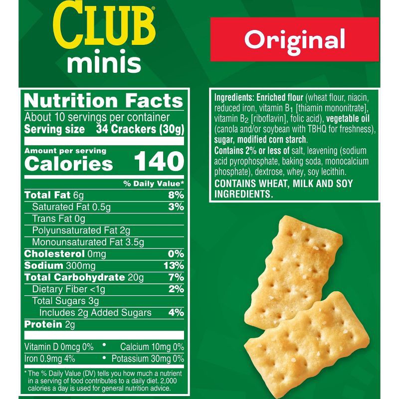 slide 8 of 11, Club Crackers Minis Original - 11oz, 11 oz