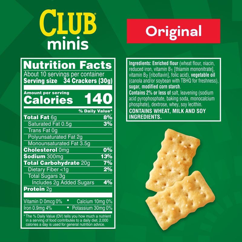 slide 8 of 10, Club Crackers Minis Original - 11oz, 11 oz