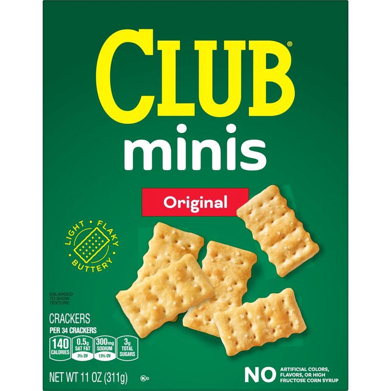 slide 9 of 10, Club Crackers Minis Original - 11oz, 11 oz
