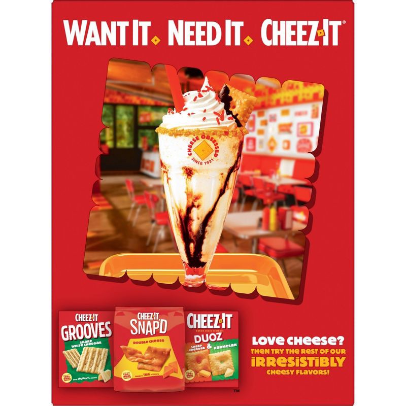 slide 10 of 10, Cheez-It Buffalo Wing Baked Snack Crackers - 12.4oz, 12.4 oz
