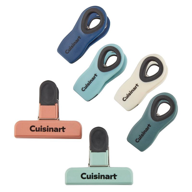 slide 1 of 4, Cuisinart 6pc Magnetic Chip Clips: Multicolored Plastic Food Storage Accessories, Lifetime Limited Warranty, 6 ct