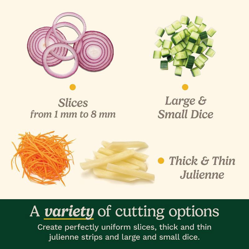 slide 3 of 16, Cuisinart Precision Slice Upright Mandoline: Safe Mandolin Slicer, Nonslip Base, Dishwasher-Safe, Freestanding Design, 1 ct