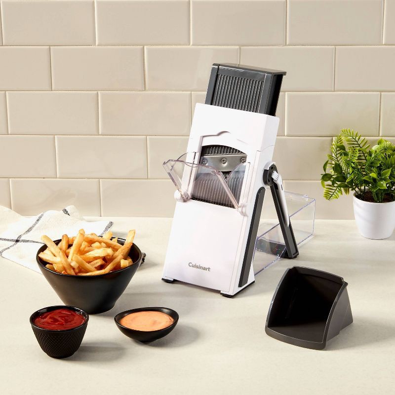 slide 11 of 16, Cuisinart Precision Slice Upright Mandoline: Safe Mandolin Slicer, Nonslip Base, Dishwasher-Safe, Freestanding Design, 1 ct
