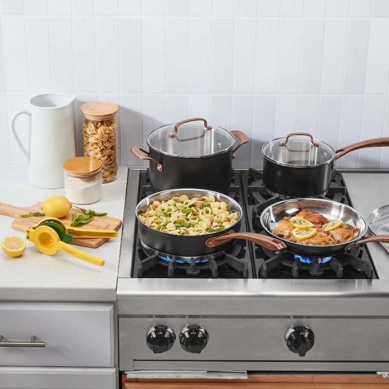 slide 6 of 6, Cuisinart Dual Lemon and Lime Press: Aluminum Citrus Press, Dishwasher-Safe, Hand Wash, Yellow & Green, Juice Extractor, 1 ct