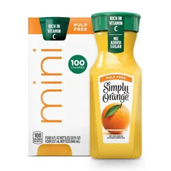 Simply Beverages Simply Pulp Free Orange Juice - 32 fl oz/4ct