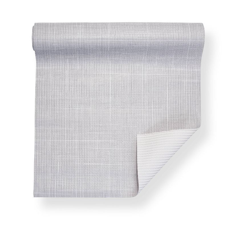 slide 2 of 10, Con-Tact 18"x6ft Grip Prints Premium Shantung Pearl Gray Shelf Liner, 6 ft