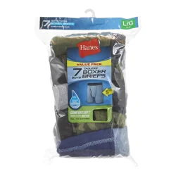 Hanes Boys' Performance Crew Socks Medium 6 ea