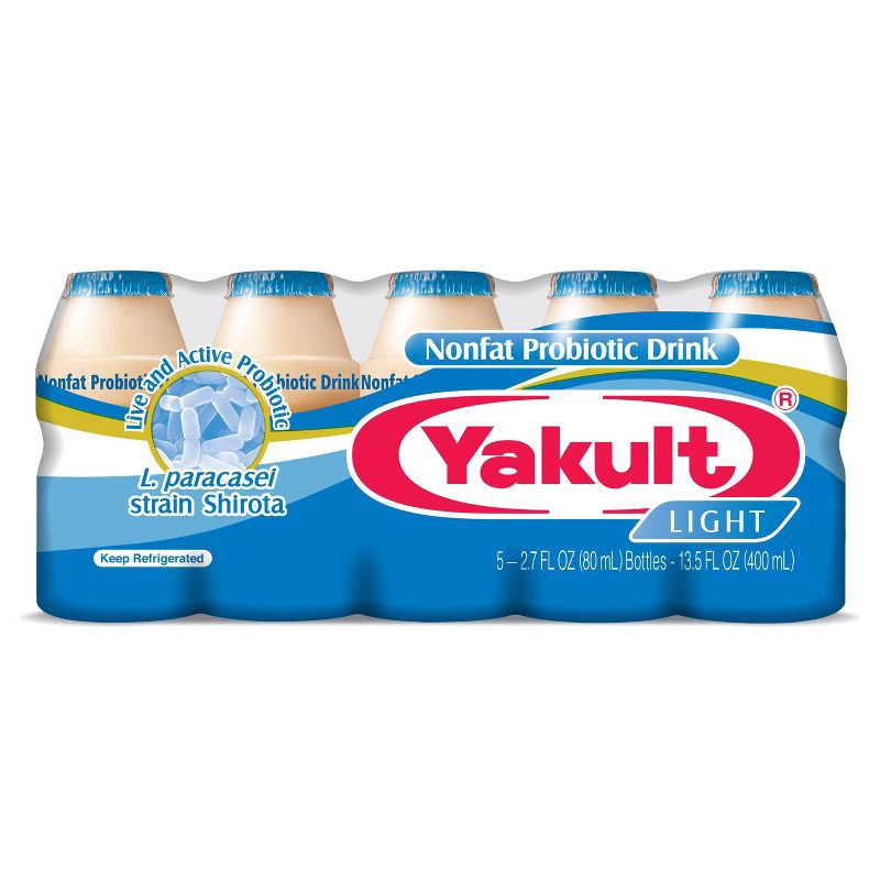 slide 1 of 1, Yakult Light Probiotic Drink - 5pk/13.5 fl oz, 5 ct, 13.5 fl oz