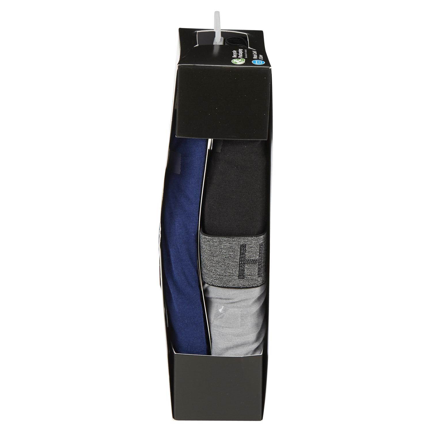 slide 2 of 5, Hanes Men's Comfort Flex Fit Ultra Soft Cotton Stretch Long Leg Boxer Briefs, Assorted, X-Large, 3 ct