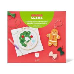 Christmas Craft Mini Punch Needle Ornaments - Mondo Llama™