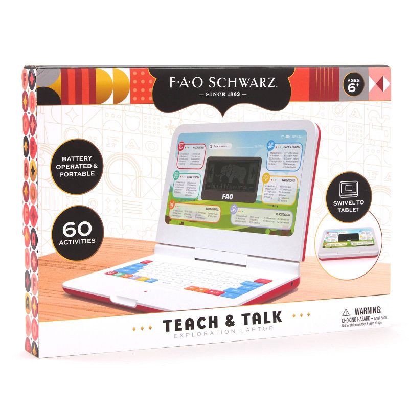 slide 5 of 6, FAO Schwarz Teach & Talk Exploration Laptop, 1 ct