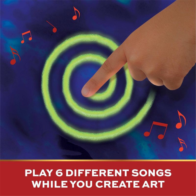slide 6 of 7, FAO Schwarz Mess-Free Glow Palette Musical LED Art Pad, 1 ct