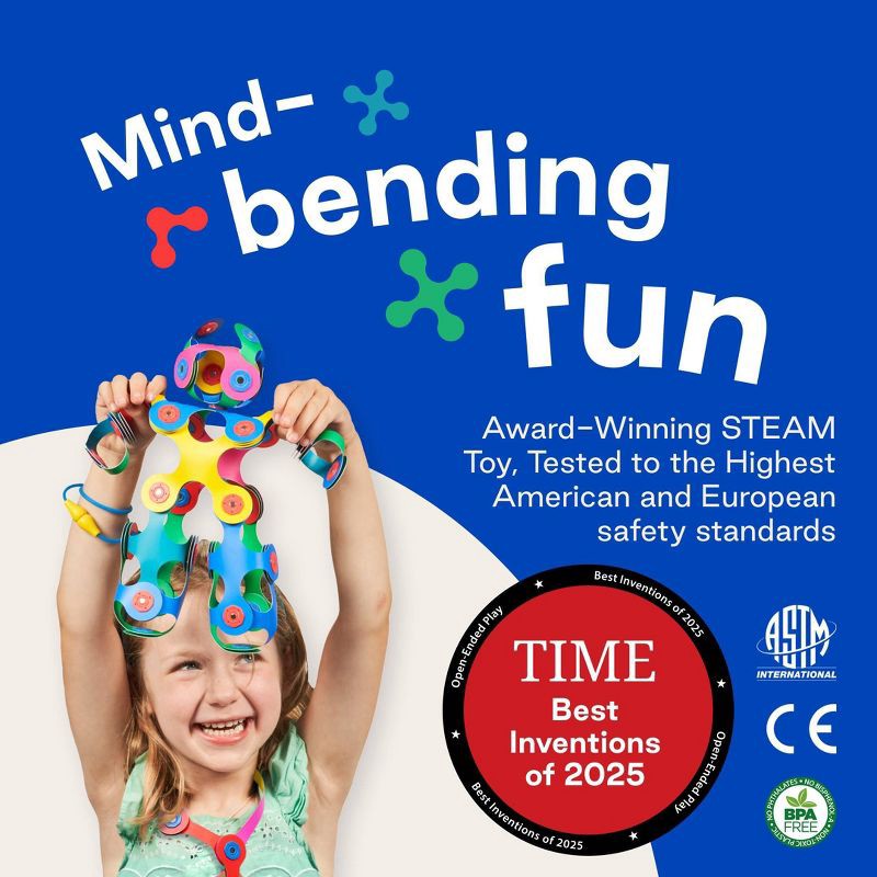 slide 3 of 6, Clixo Marine Marvels Pack: Creative & Problem-Solving Magnetic Building Set with 24 Pieces, 24 ct