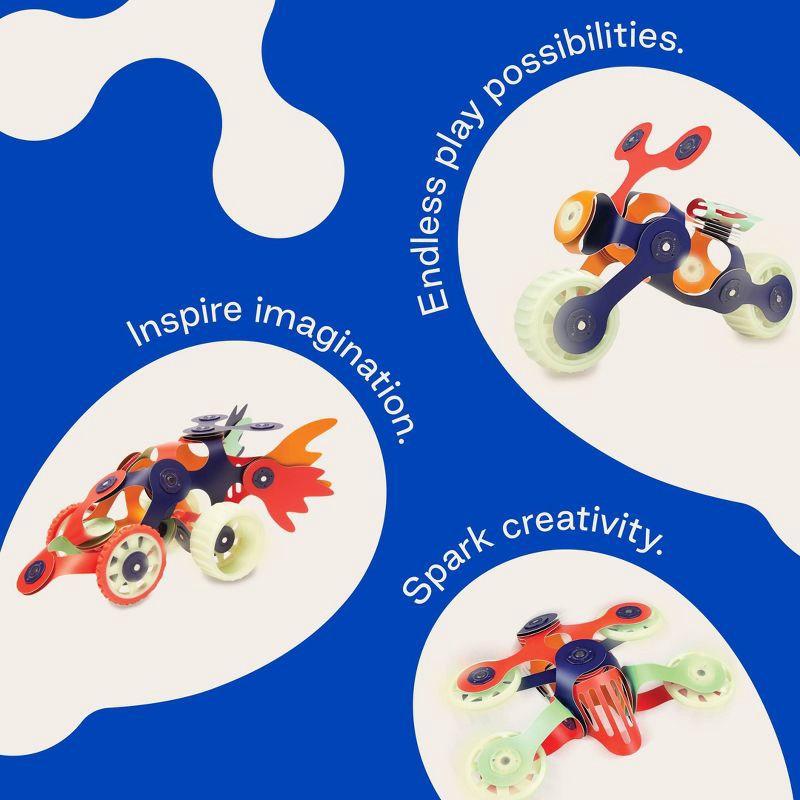 slide 6 of 8, Clixo Space Mission Pack: Educational Magnetic Building Toys, Creative Thinking & Fine Motor Skills Development, 1 ct