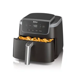 Ninja Air Fryer Pro 4-in-1 AF141: 5-Quart, 1750W, Dishwasher-Safe Parts, Gray, Metal &amp; Plastic