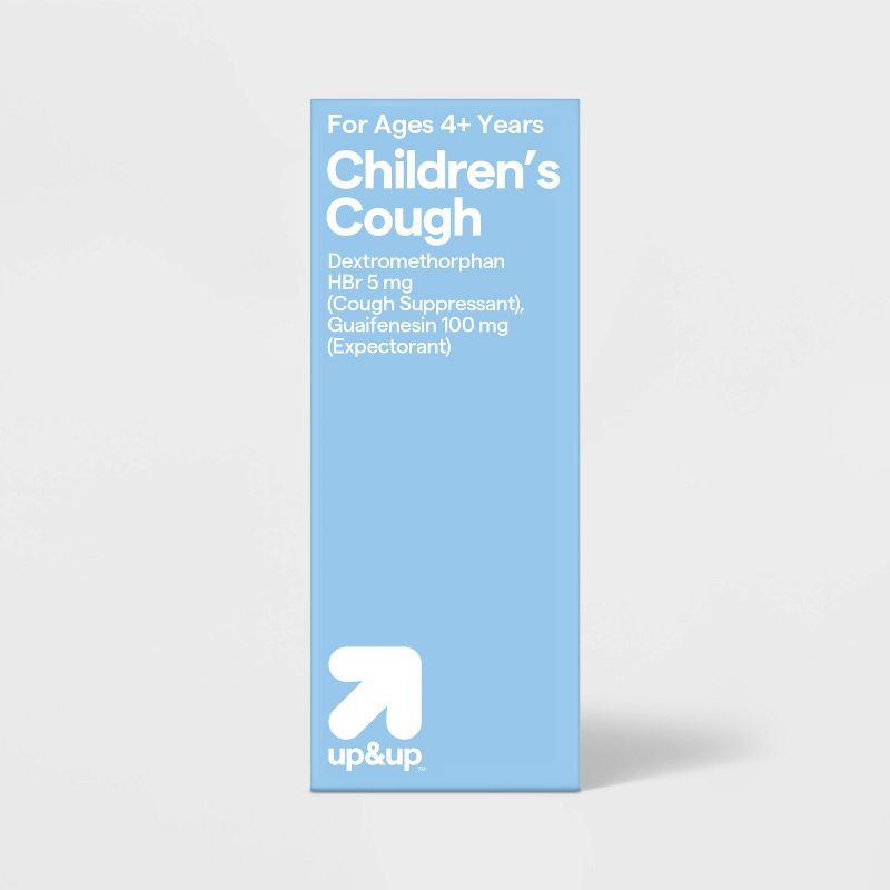 slide 5 of 5, Children's Cough Liquid - Cherry - 4 fl oz - up&up™, 4 fl oz