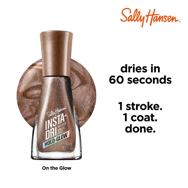 slide 6 of 13, Sally Hansen Insta-Dri Nail Polish - 105 On the Glow - 0.31 fl oz, 0.31 fl oz