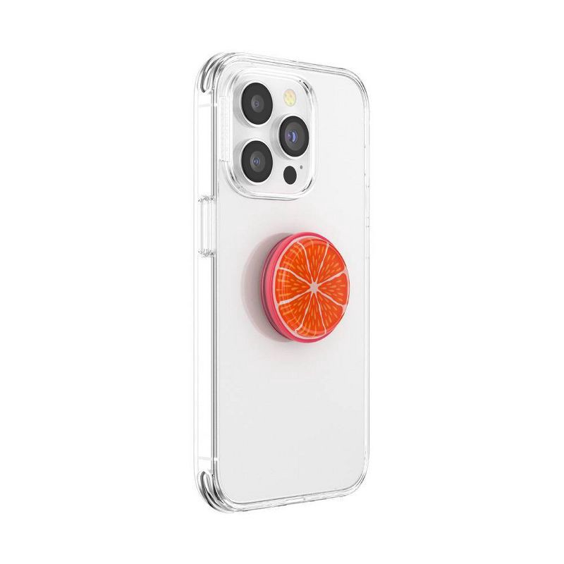 slide 4 of 5, PopSockets PopGrip Cell Phone Grip & Stand - Jelly Citrus, 1 ct