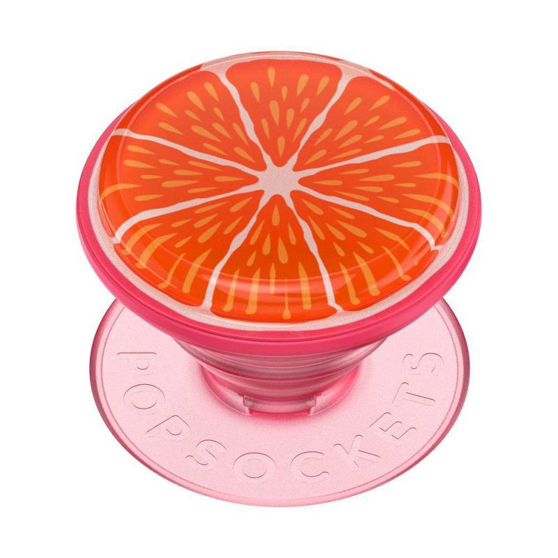 slide 1 of 5, PopSockets PopGrip Cell Phone Grip & Stand - Jelly Citrus, 1 ct