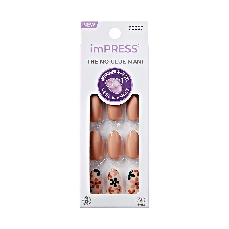 slide 1 of 4, KISS Products imPRESS Fake Nails - As It Was - 33ct, 33 ct