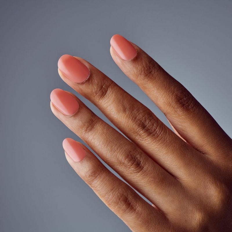 slide 3 of 11, KISS Products Bare-But-Better TruNude Press-On Fake Nails - Short Oval - No More Naps - 28ct, 28 ct