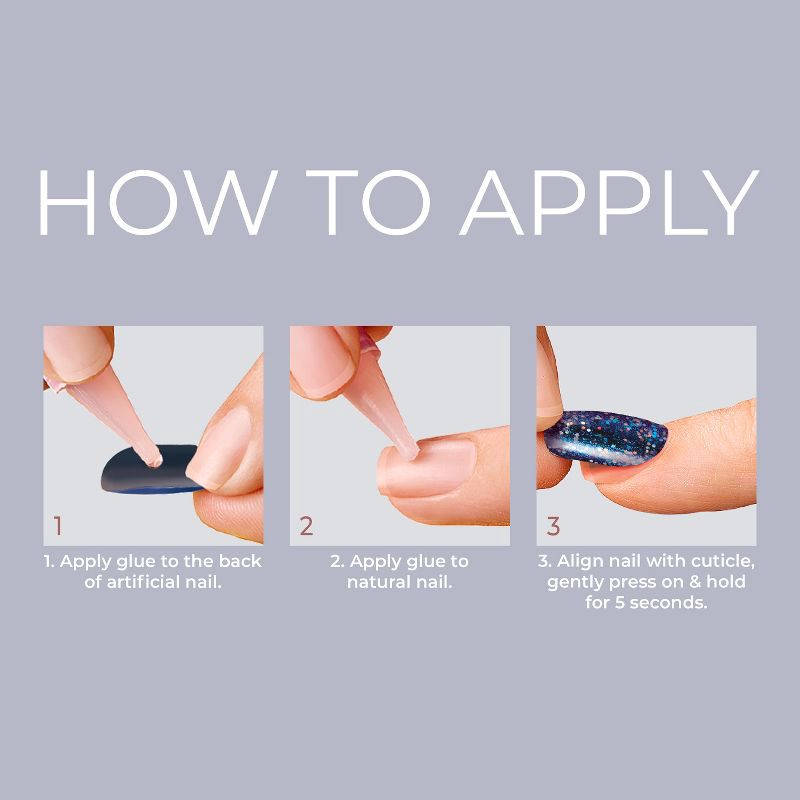 slide 4 of 11, KISS Products Gel Fantasy Fake Nails - Happy Hands - 31ct, 31 ct