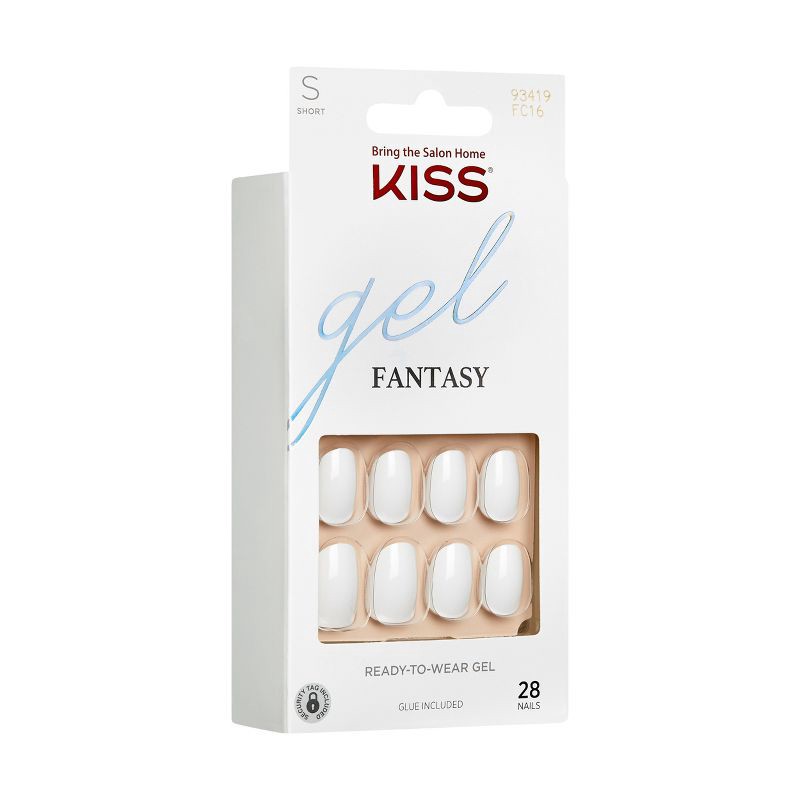 slide 9 of 11, KISS Products Gel Fantasy Fake Nails - Happy Hands - 31ct, 31 ct