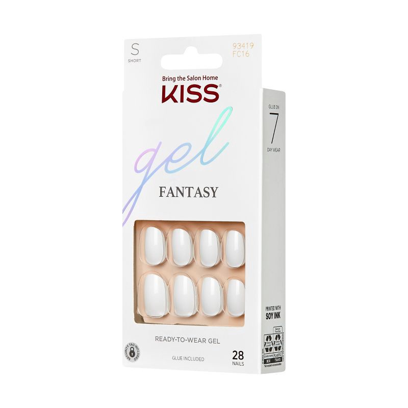 slide 10 of 11, KISS Products Gel Fantasy Fake Nails - Happy Hands - 31ct, 31 ct