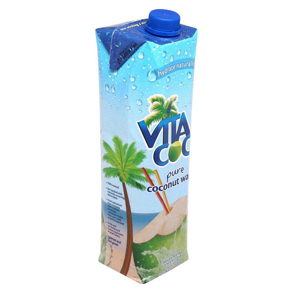 slide 3 of 6, Vita Coco Pure Coconut 1 Lt, 1 liter