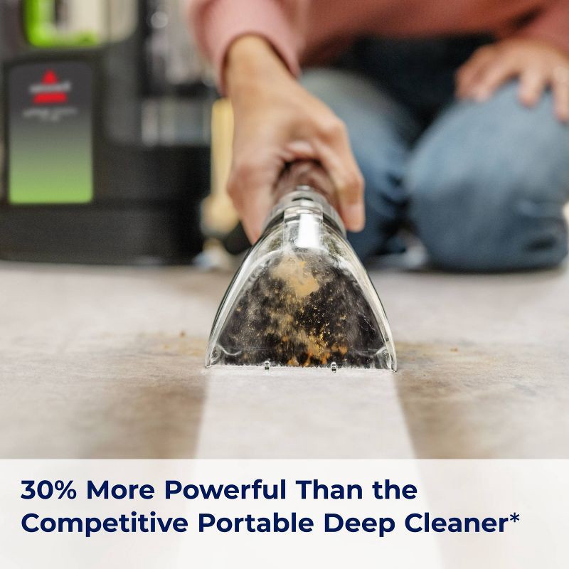 slide 3 of 8, BISSELL Little Green Max Pet Hair Pick-Up Portable Carpet Cleaner 3857 15' 3" Cleaning Path Black, 1 ct