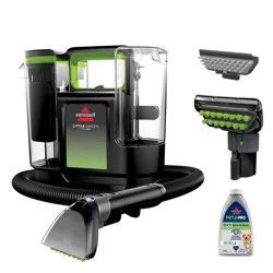 BISSELL Little Green Max Pet Hair Pick-Up Portable Carpet Cleaner 3857 15&#x27; 3&quot; Cleaning Path Black